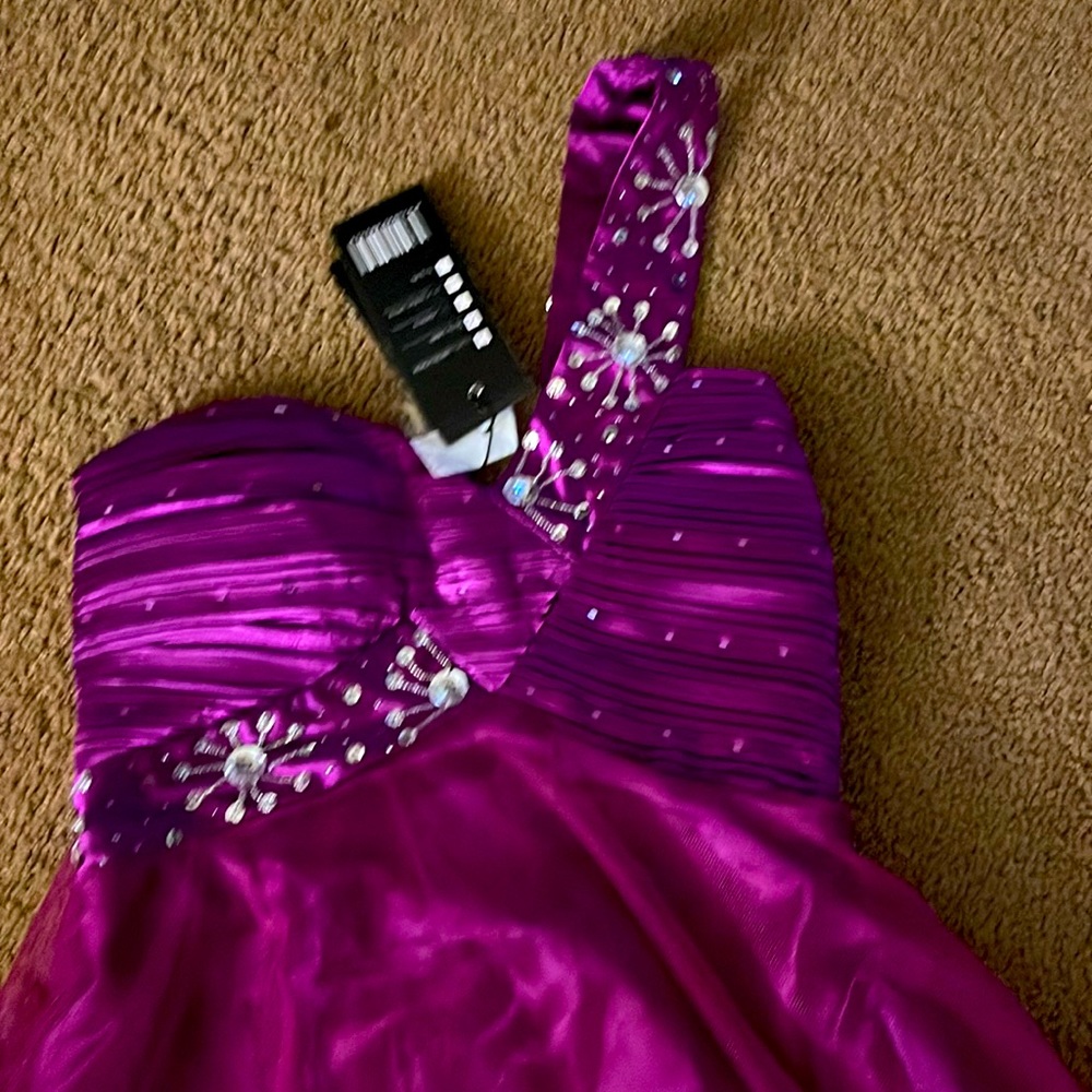 Purple formal dress